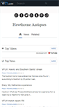 Mobile Screenshot of hawthorneantiques.com